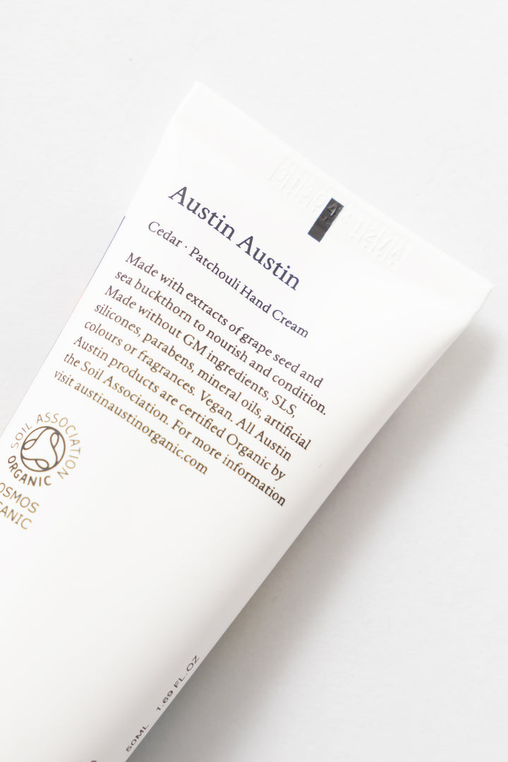 Austin Austin - Hand Cream 50ml - Cedar & Patchouli