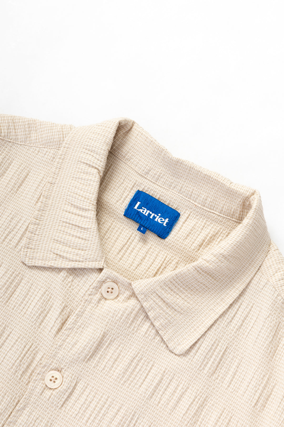 Larriet - Kendalls Short Sleeve Shirt - Tan Plaid