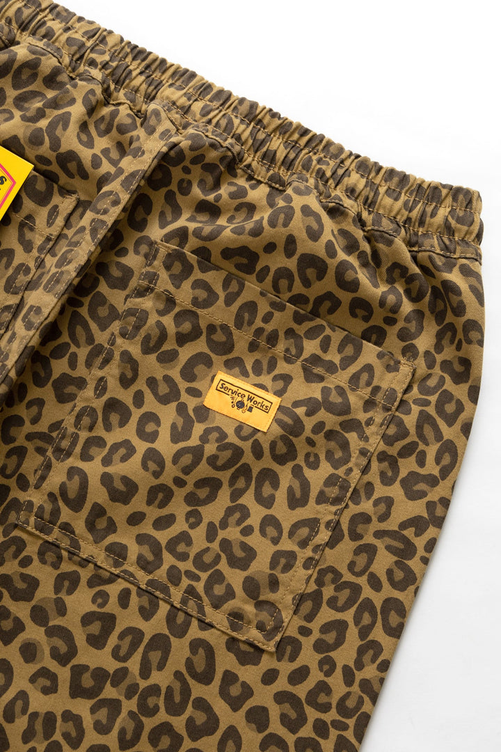 Patterned Chef Pants - Leopard