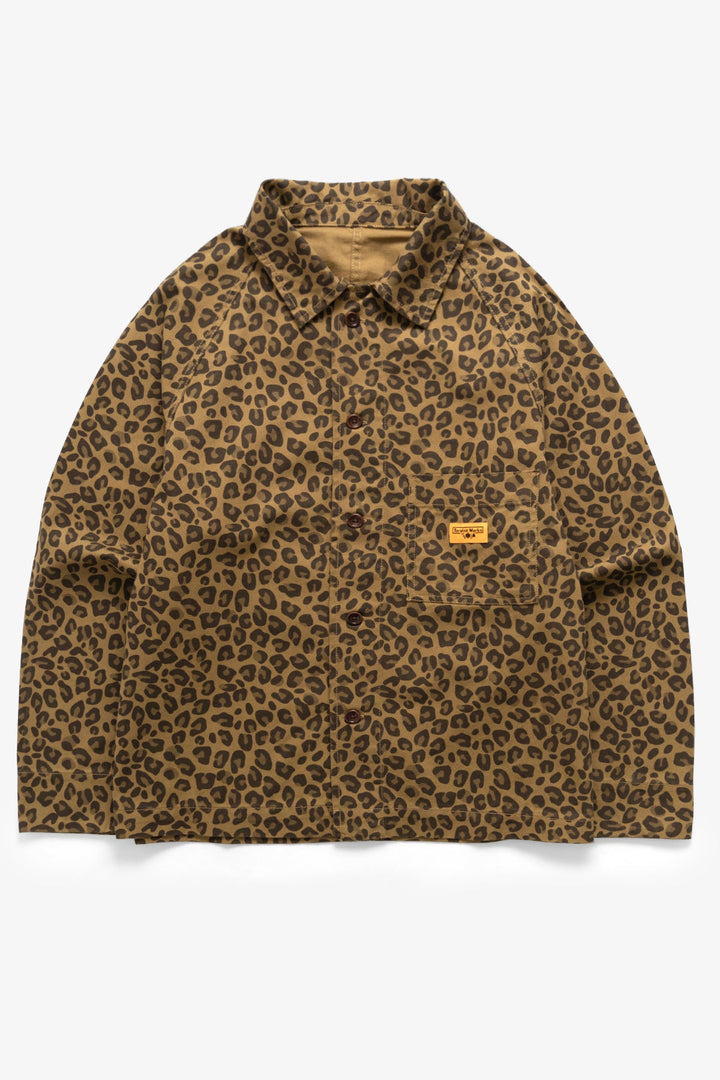 Patterned Front Of House Jacket - Leopard