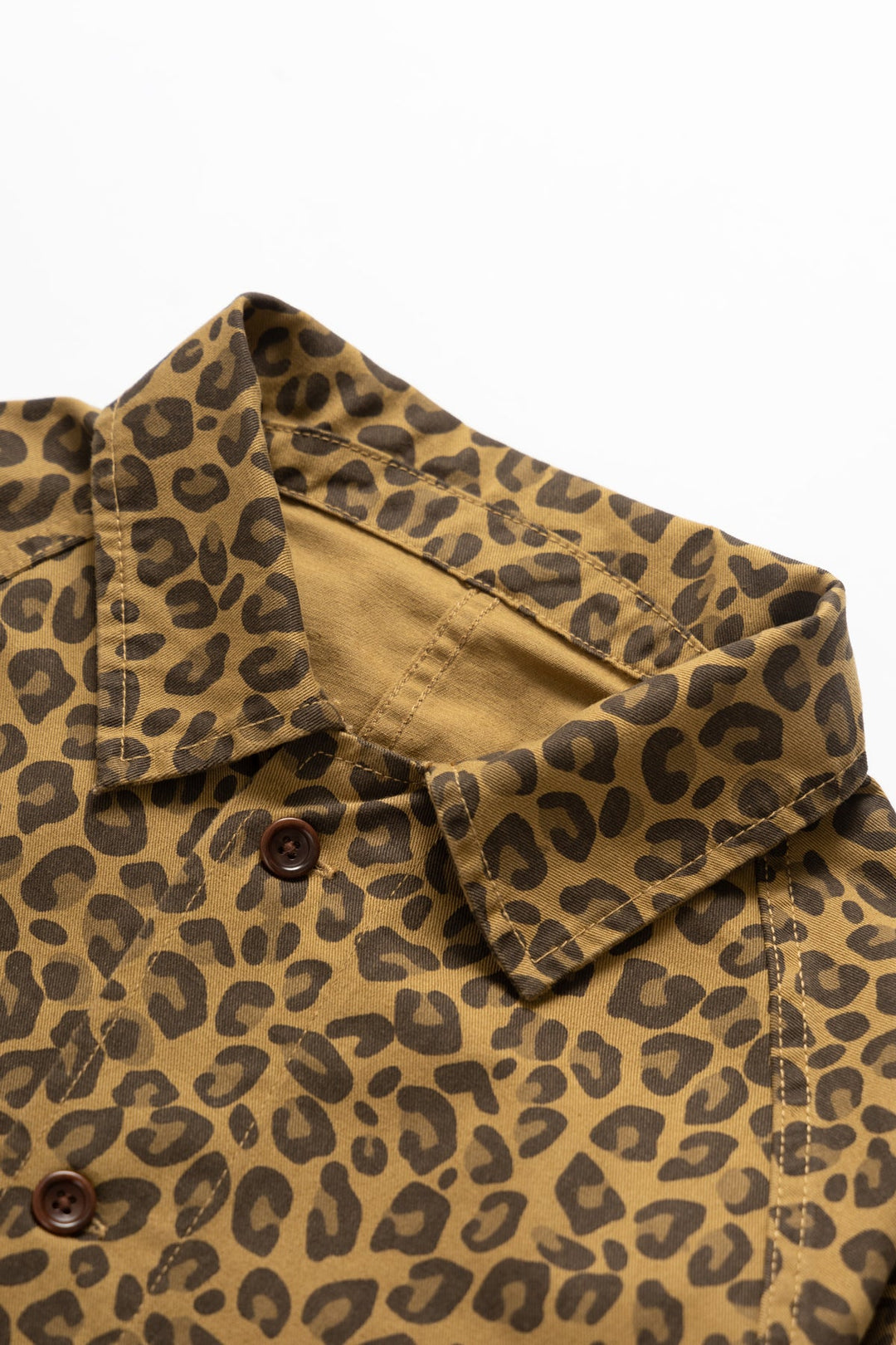 Patterned Front Of House Jacket - Leopard