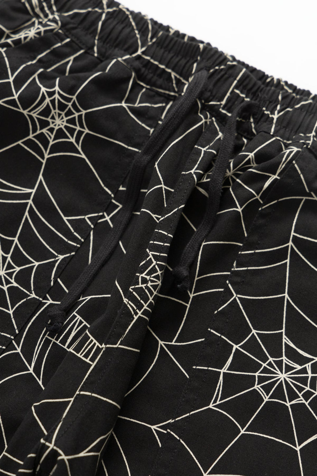 Patterned Chef Pants - Black Web