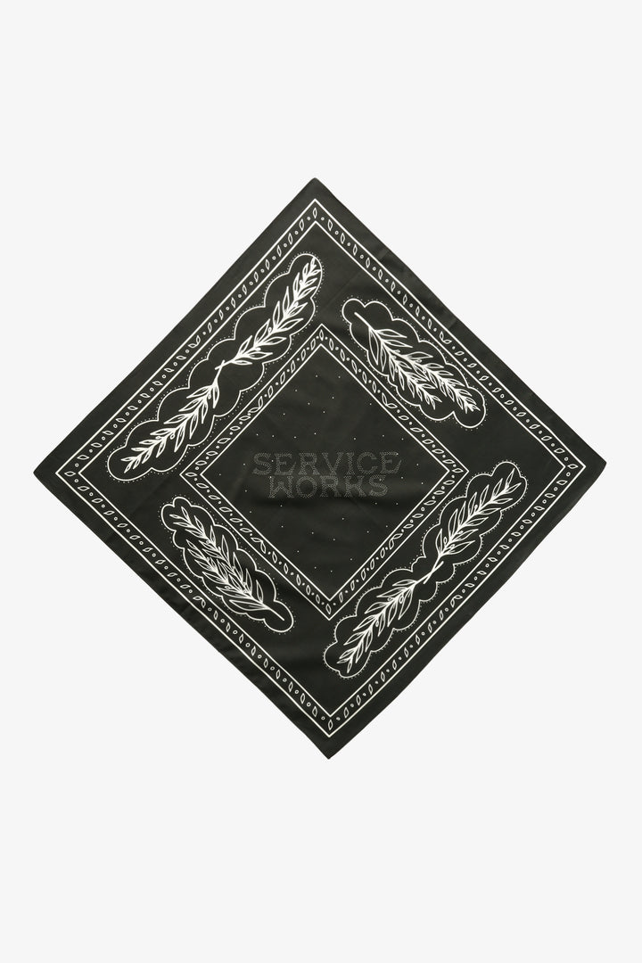 Service Works - Olive Branch Bandana - Black