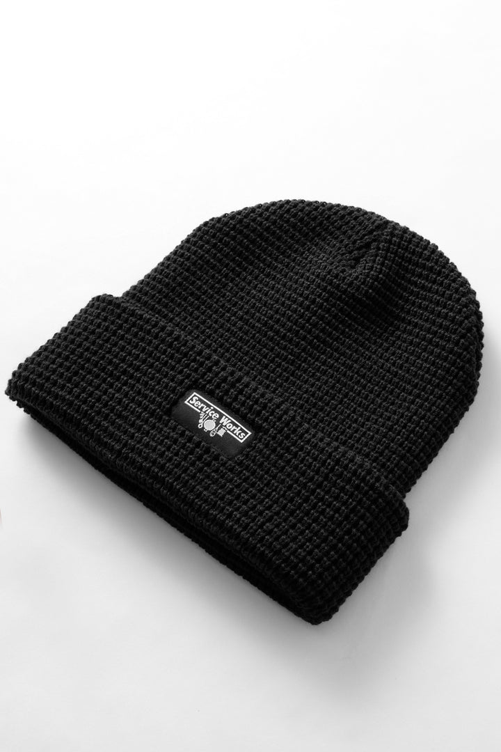 Service Works - Waffle Logo Beanie - Black