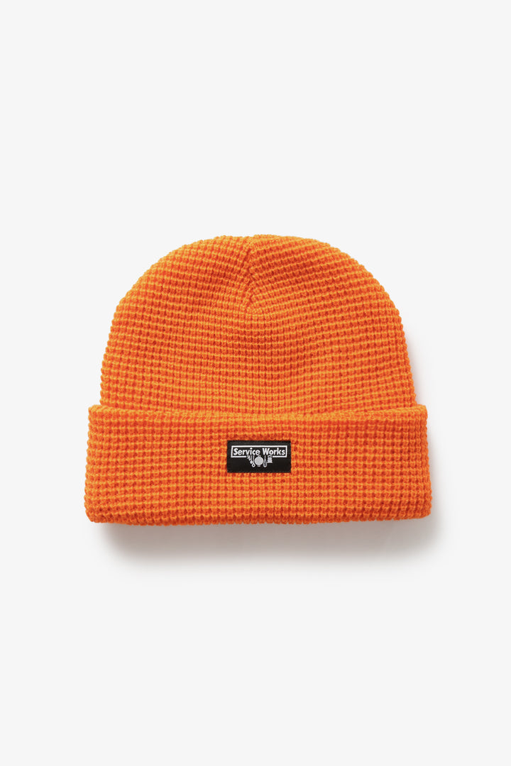 Service Works - Waffle Logo Beanie - Orange