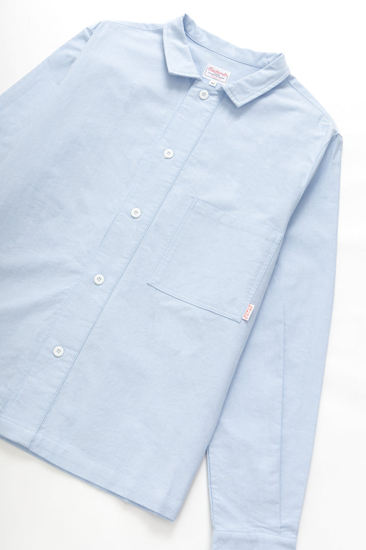 Blacksmith - 'Boxford' Utility Shirt - Blue