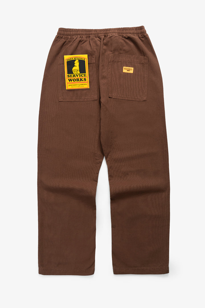 Service Works - Classic Chef Pants - Brown