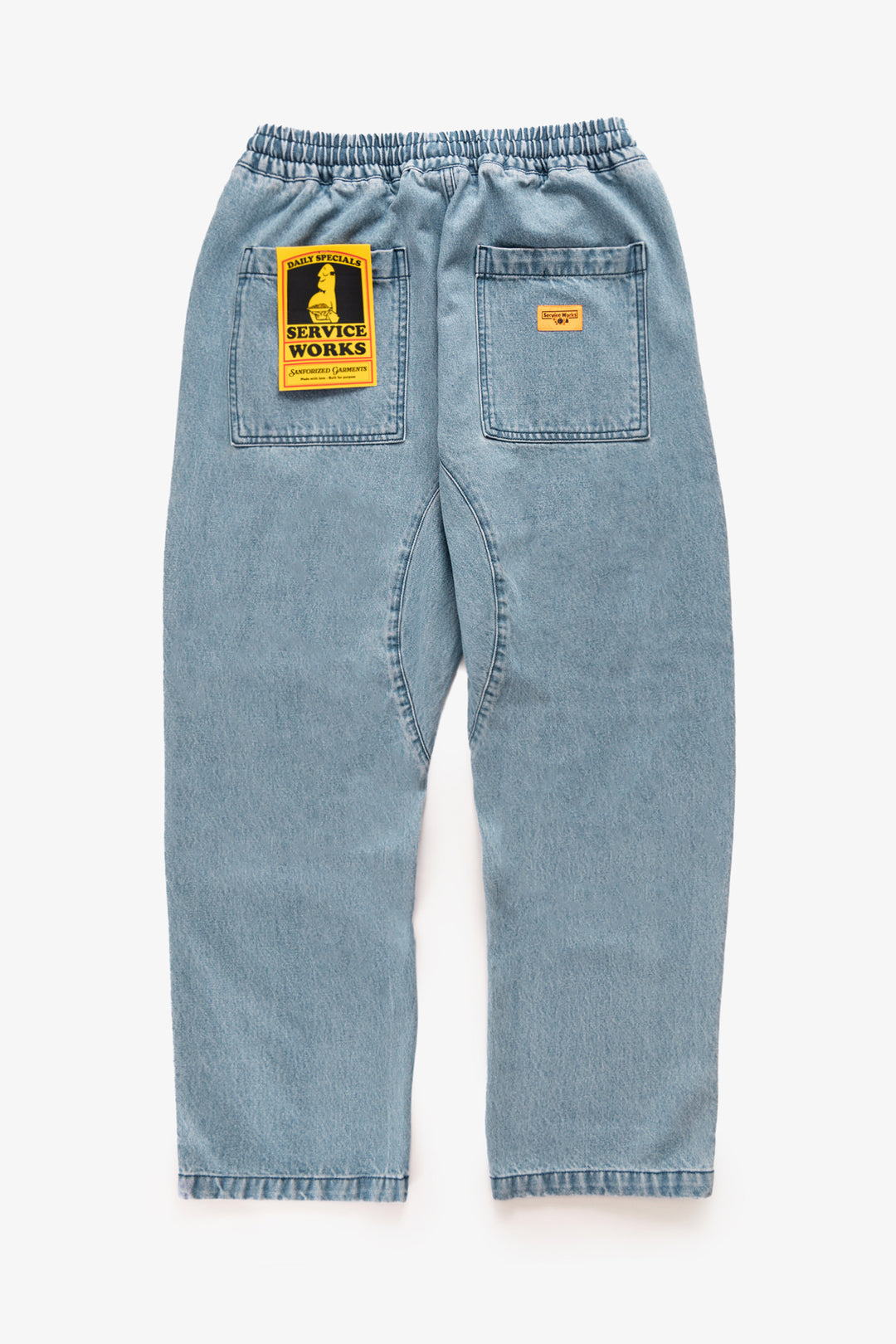 Service Works - Classic Chef Pants - Light Washed Denim