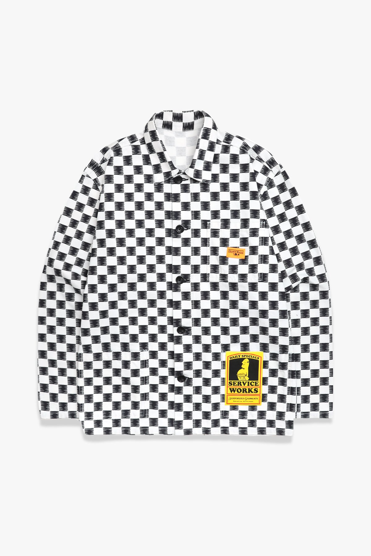 Checkered work jacket best sale