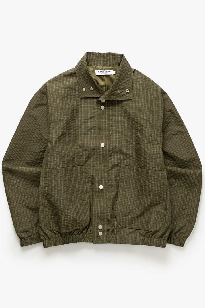 Blacksmith - Cropped Fairway Jacket - Olive