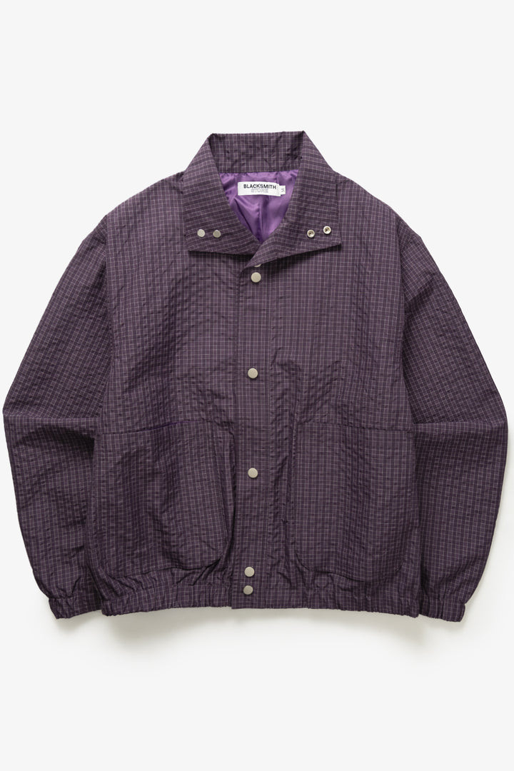 Blacksmith - Cropped Fairway Jacket - Purple