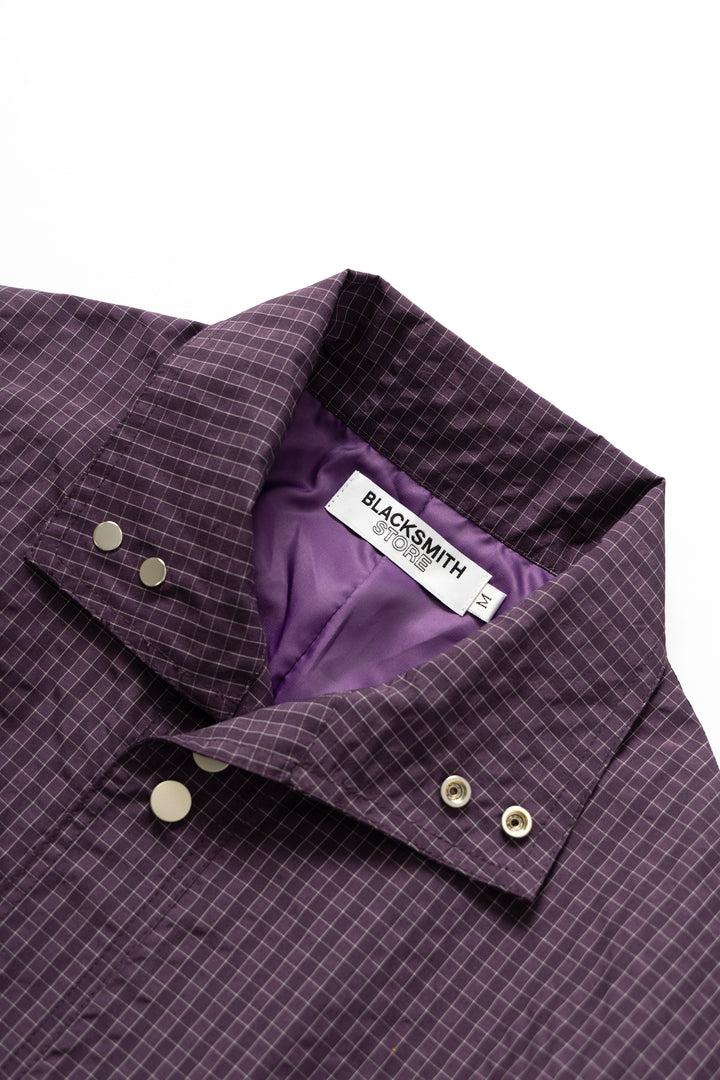 Blacksmith - Cropped Fairway Jacket - Purple