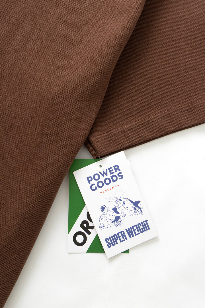 Power Goods - Super Weight T-Shirt - Brown