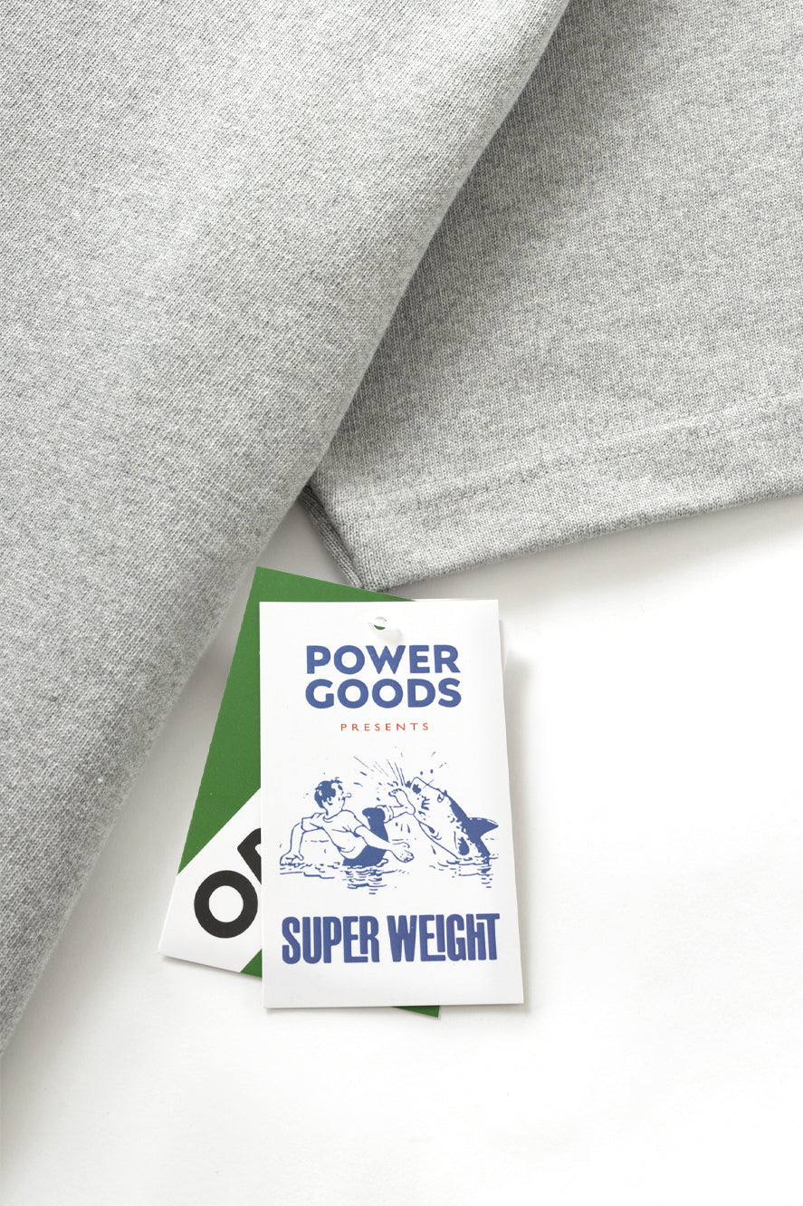 Power Goods - Super Weight T-Shirt - Heather Grey