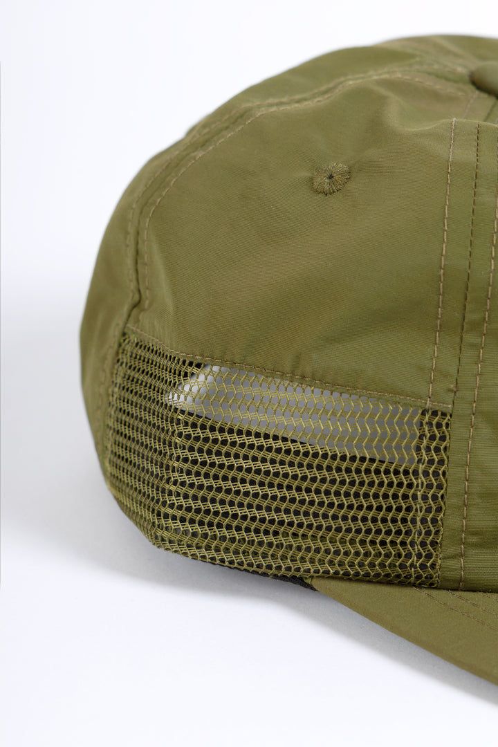 Power Goods - Perfect Nylon 6 Panel Mesh Cap - Olive