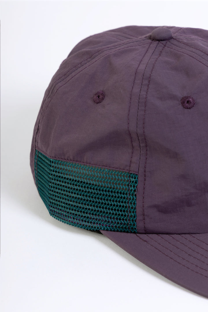 Power Goods - Perfect Nylon 6 Panel Mesh Cap - Purple