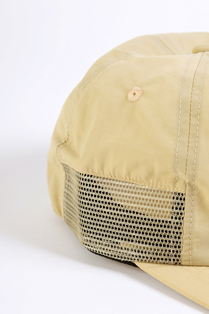 Power Goods - Perfect Nylon 6 Panel Mesh Cap - Tan