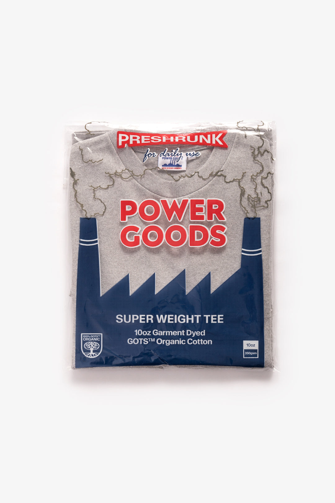 Power Goods - Super Weight T-Shirt - Heather Grey