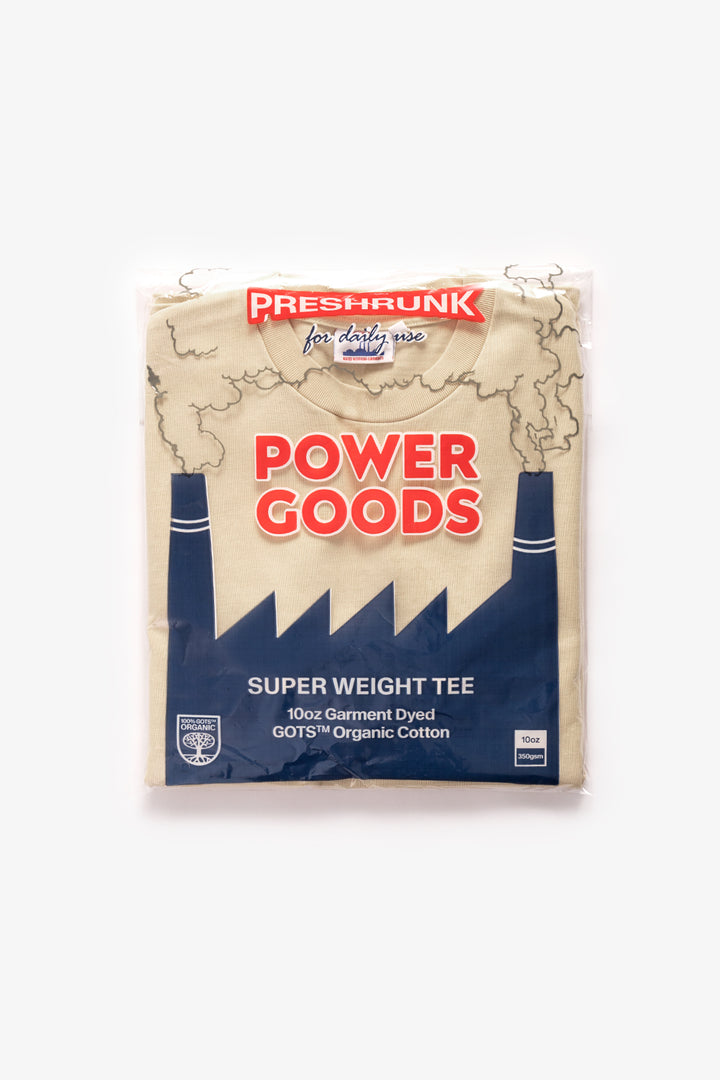 Power Goods - Super Weight T-Shirt - Khaki