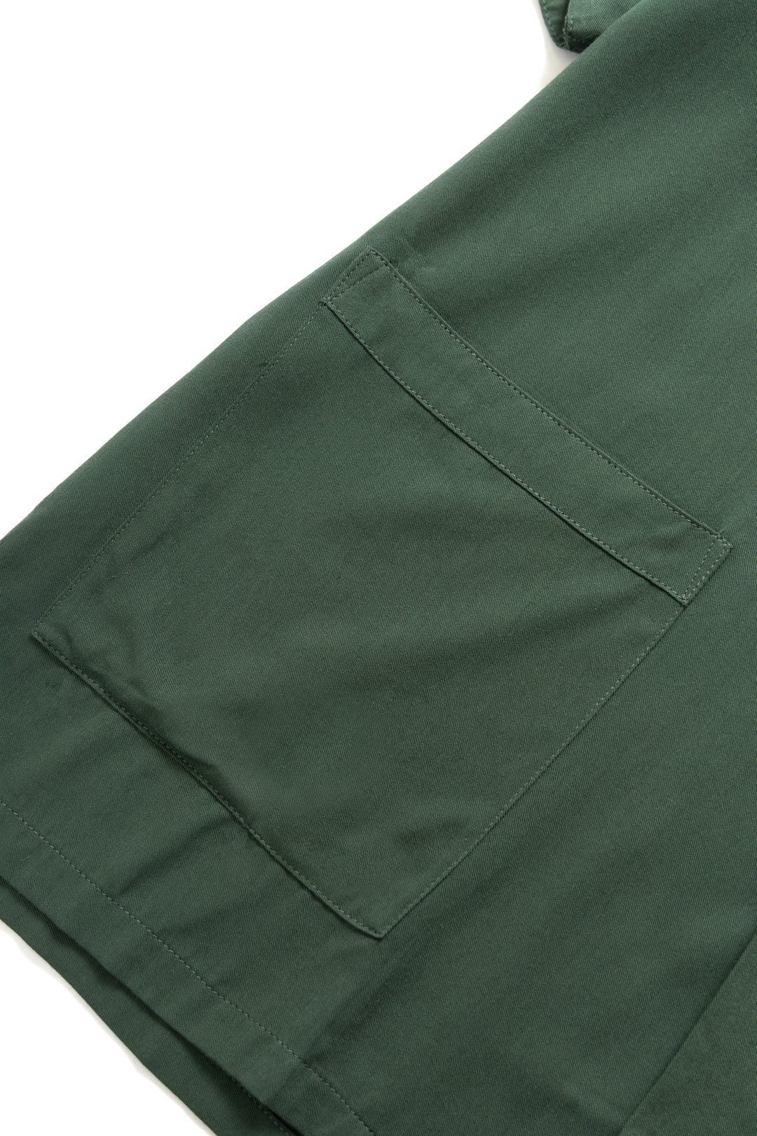 Non Stock MFG - Short Sleeve Rayon Shirt- Green