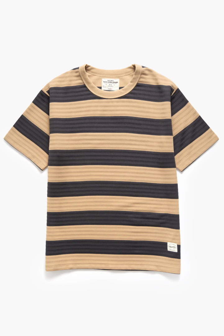 Okonkwo MFG - Ribbed Striped T-Shirt - Khaki