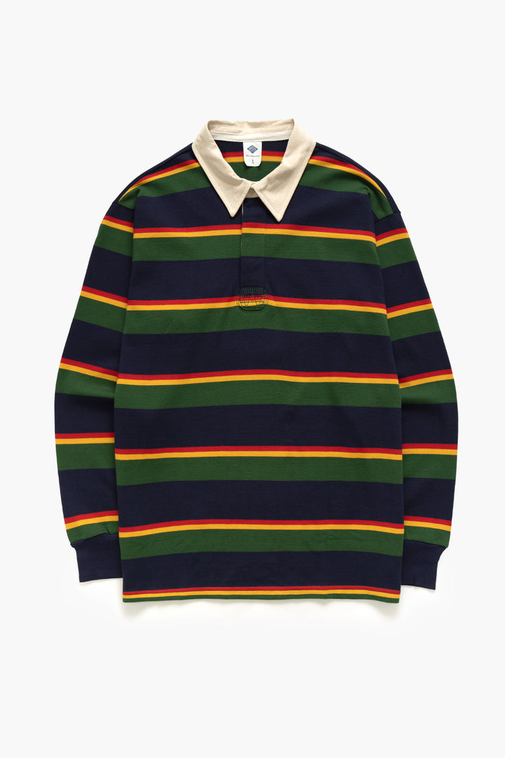 Non Stock MFG - Rugby Shirt - Green/Navy