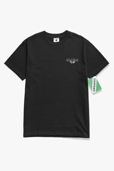 Service Works - Scribble Logo Tee - Black | Blacksmith Store