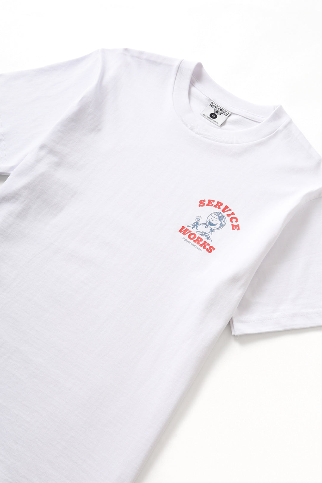 Service Works - Organic Chefswear Tee - White