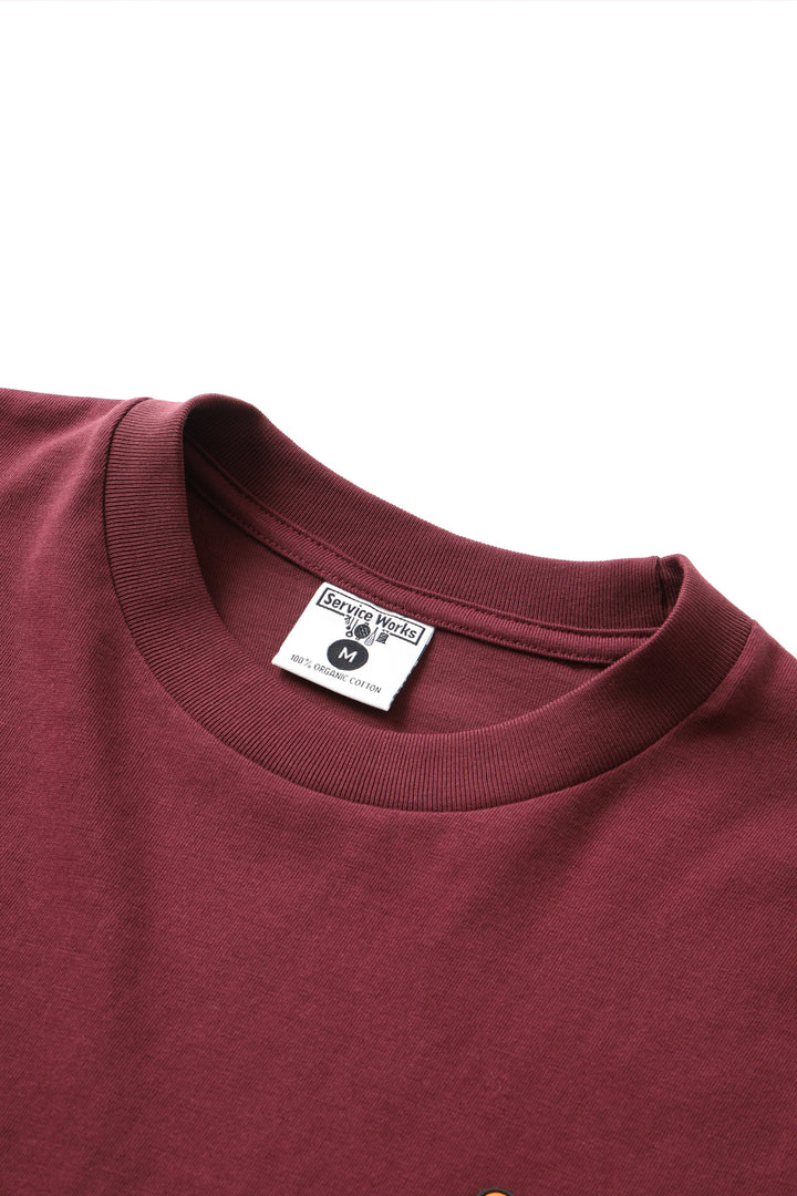 Service Works - Sticker Tee - Plum