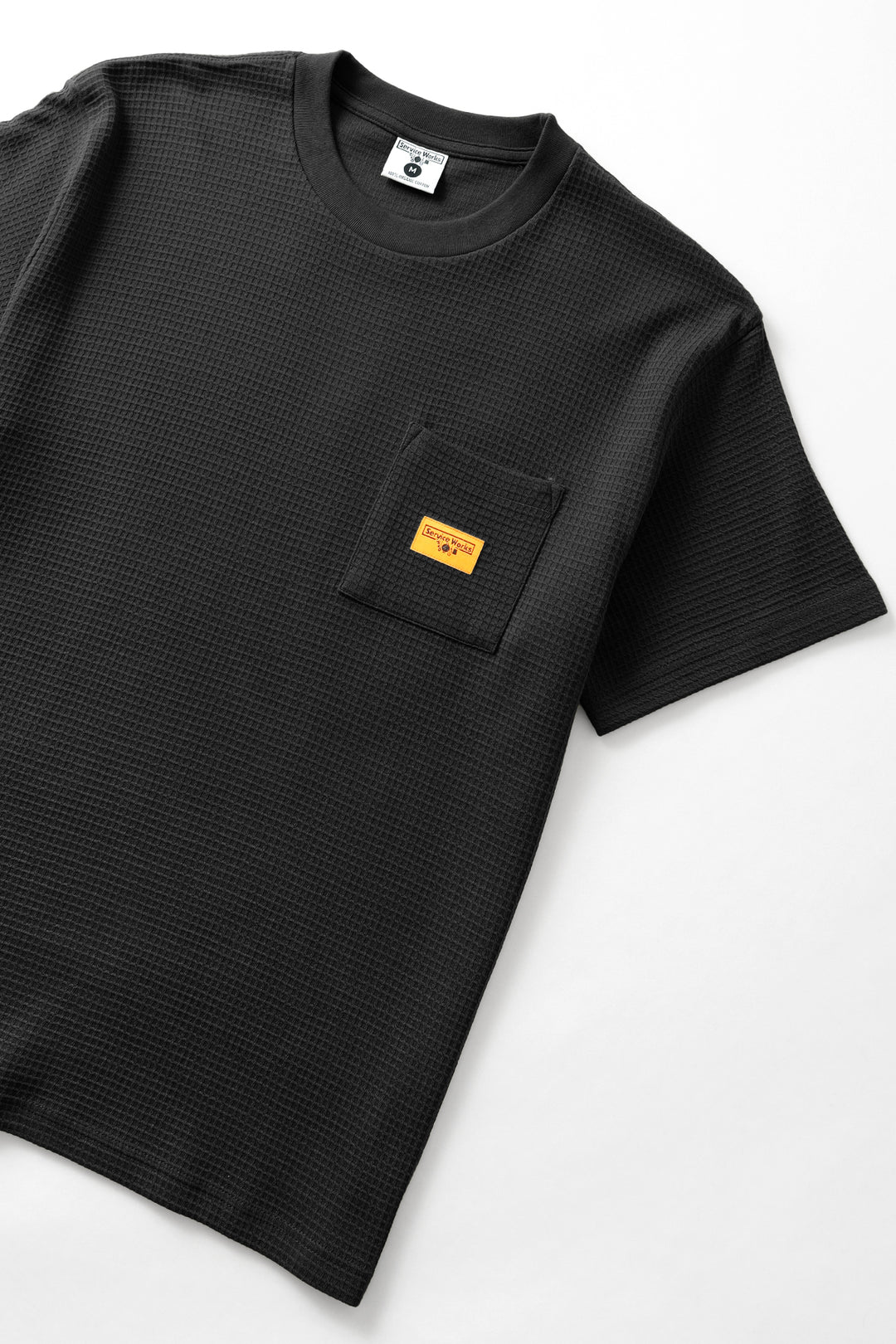 Service Works - Waffle Pocket Tee - Black