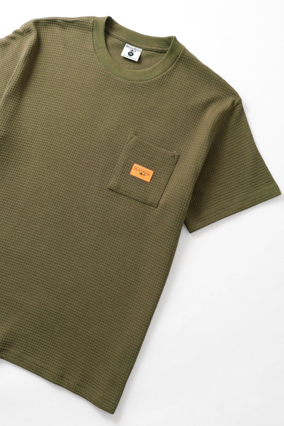 Service Works - Waffle Pocket Tee - Olive