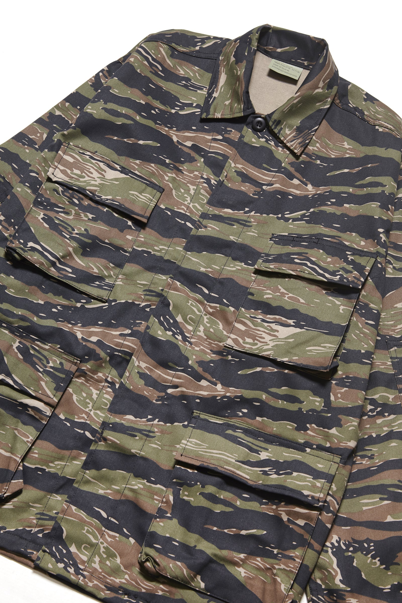 Deadstock - BDU Camo Overshirt - Tiger Stripe | Blacksmith Store