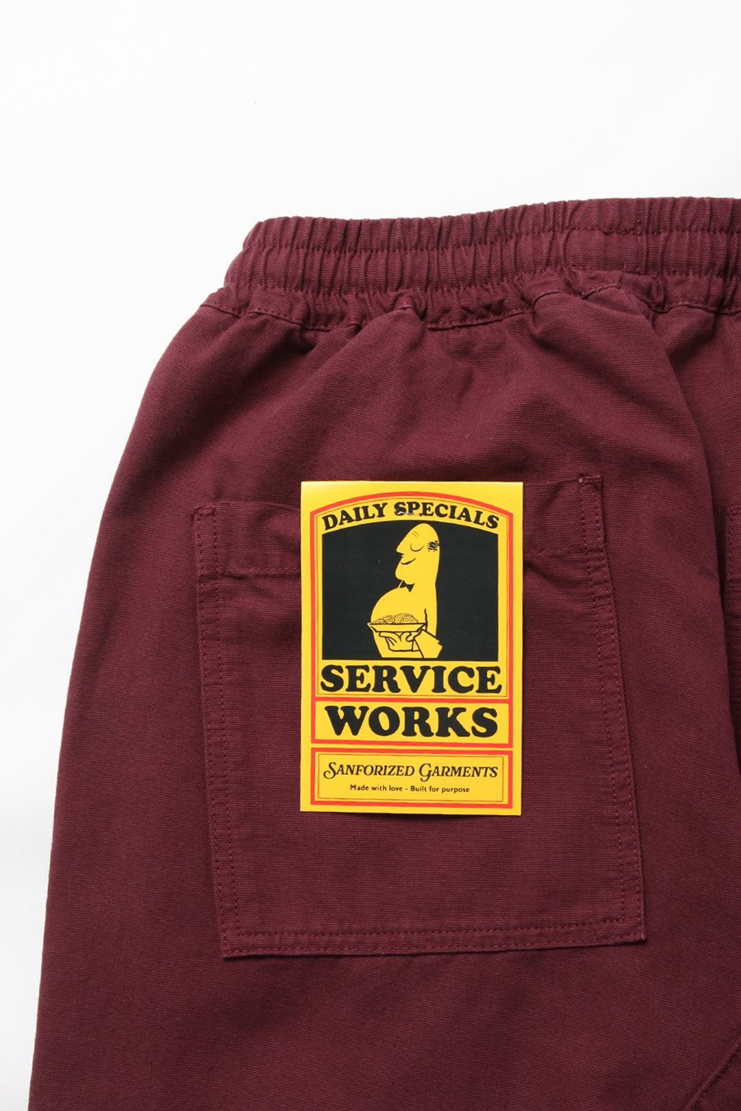 Service Works - Classic Chef Pants - Burgundy