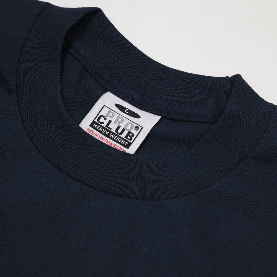 Pro Club - Heavyweight T-Shirt - Navy – Blacksmith Store