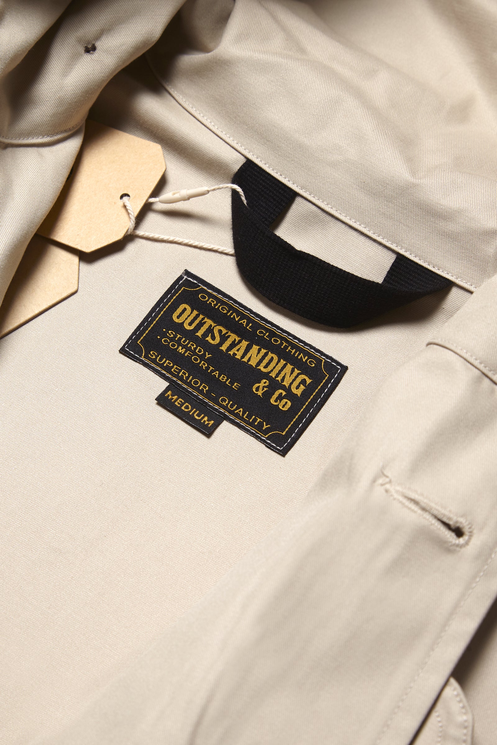 Outstanding & Co. - RAF Short Hooded Parka - Cream | Blacksmith Store